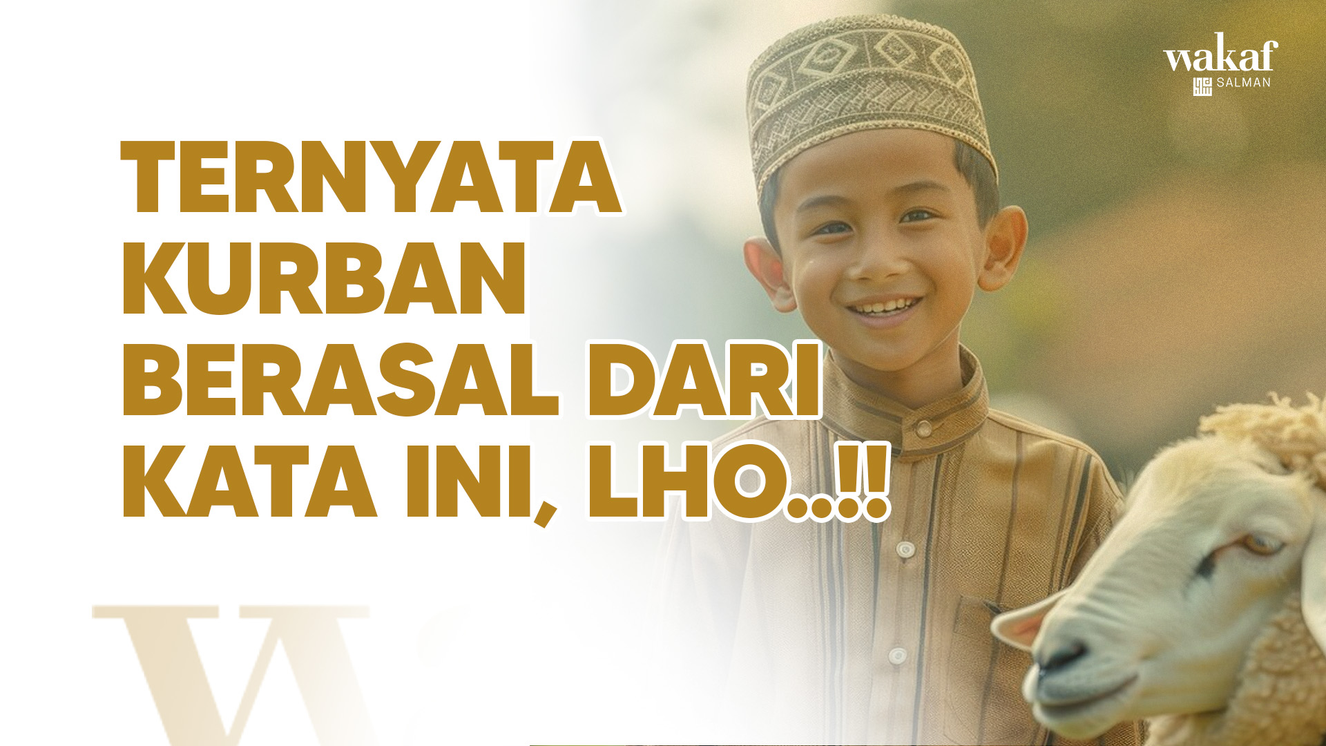 Thumbnail Artikel Kurban Berasal Dari Kata