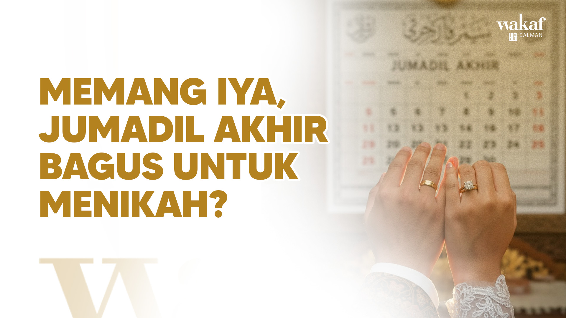 Thumbnail Artikel Jumadil Akhir Bagus untuk Menikah
