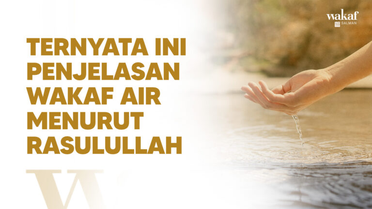 Thumbnail Artikel Wakaf Air Menurut Rasulullah