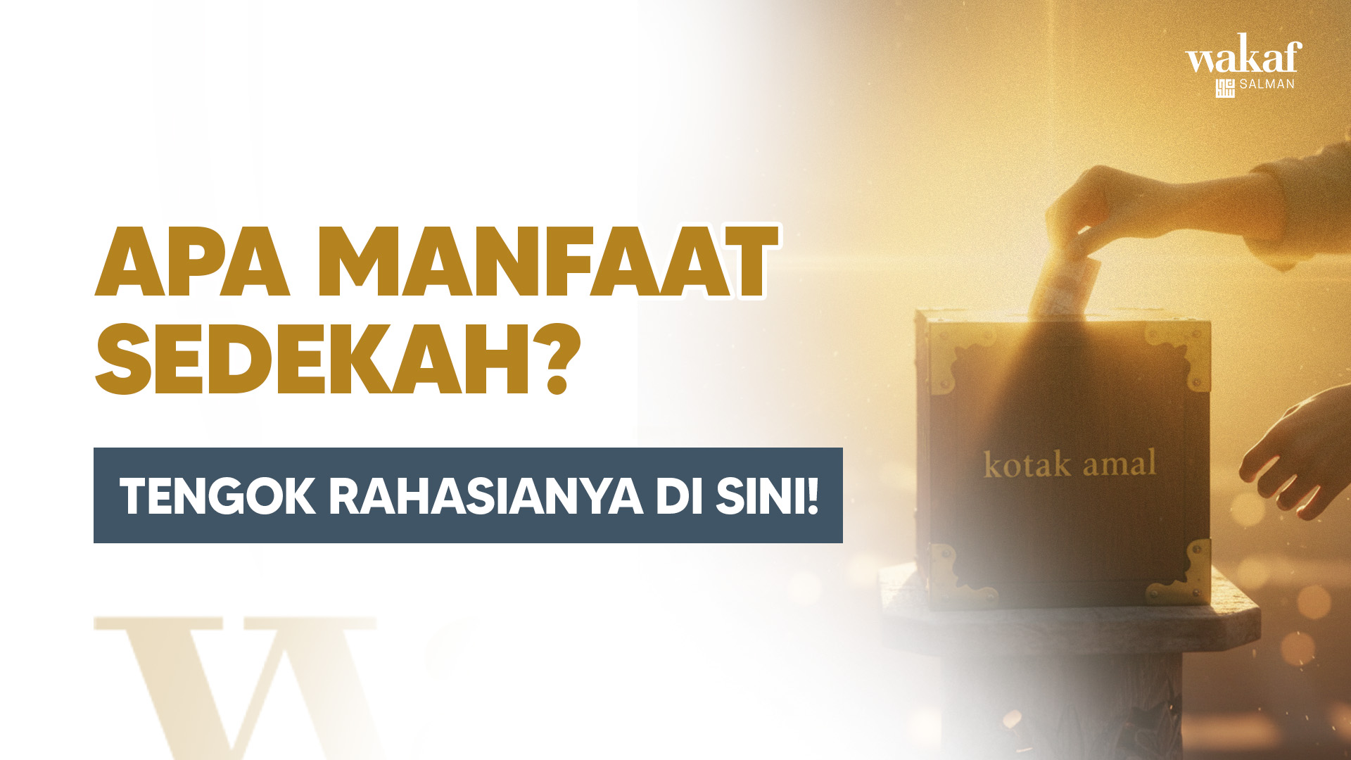 Thumbnail Artikel Apa Manfaat Sedekah