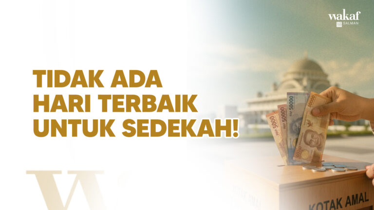 Thumbnail Artikel Tidak ada hari terbaik untuk sedekah