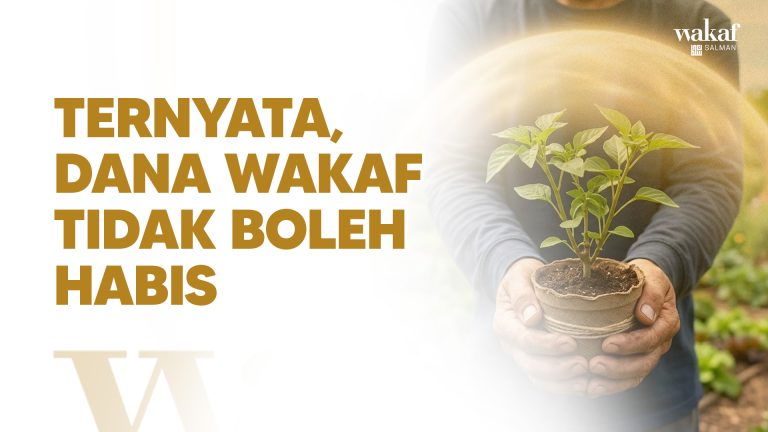 Thumbnail Artikel TERNYATA, DANA WAKAF TIDAK BOLEH HABIS