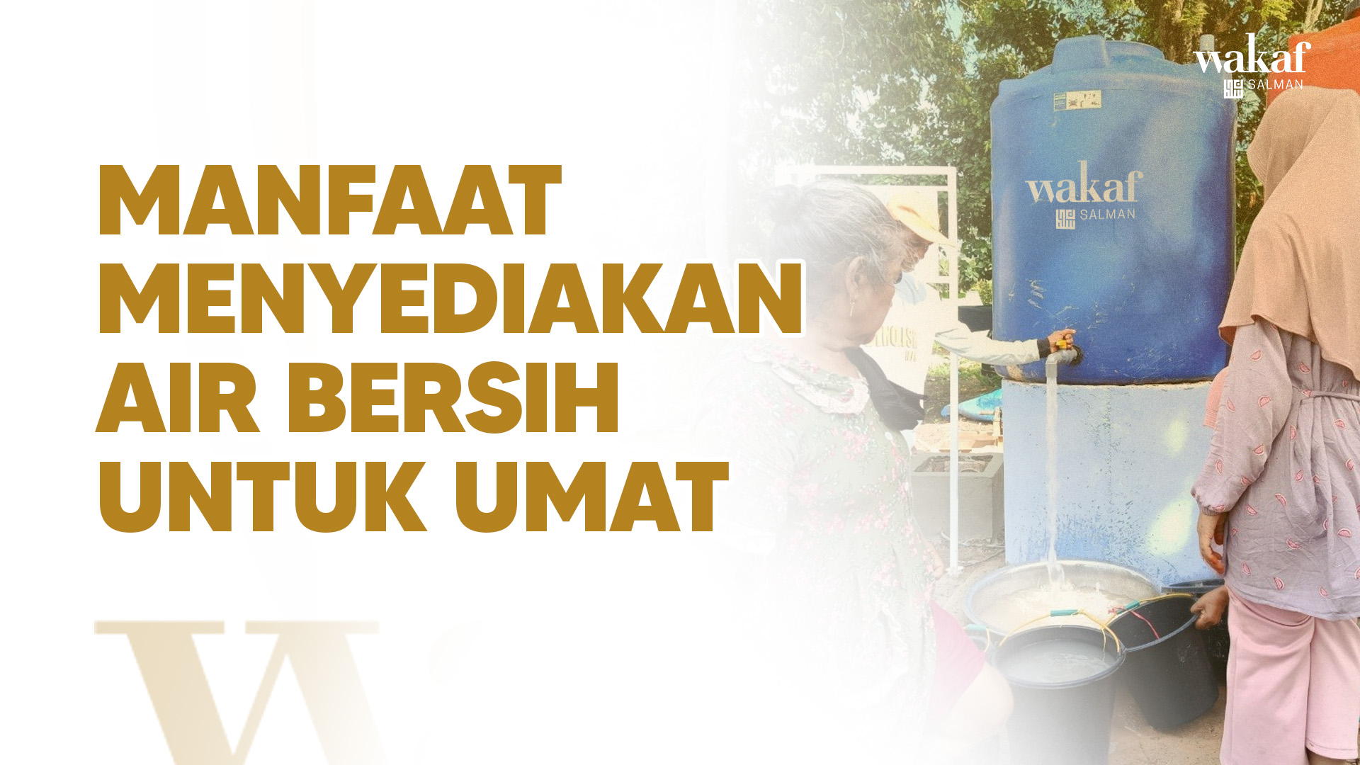 Thumbnail Artikel MANFAAT MENYEDIAKAN AIR BERSIH UNTUK UMAT