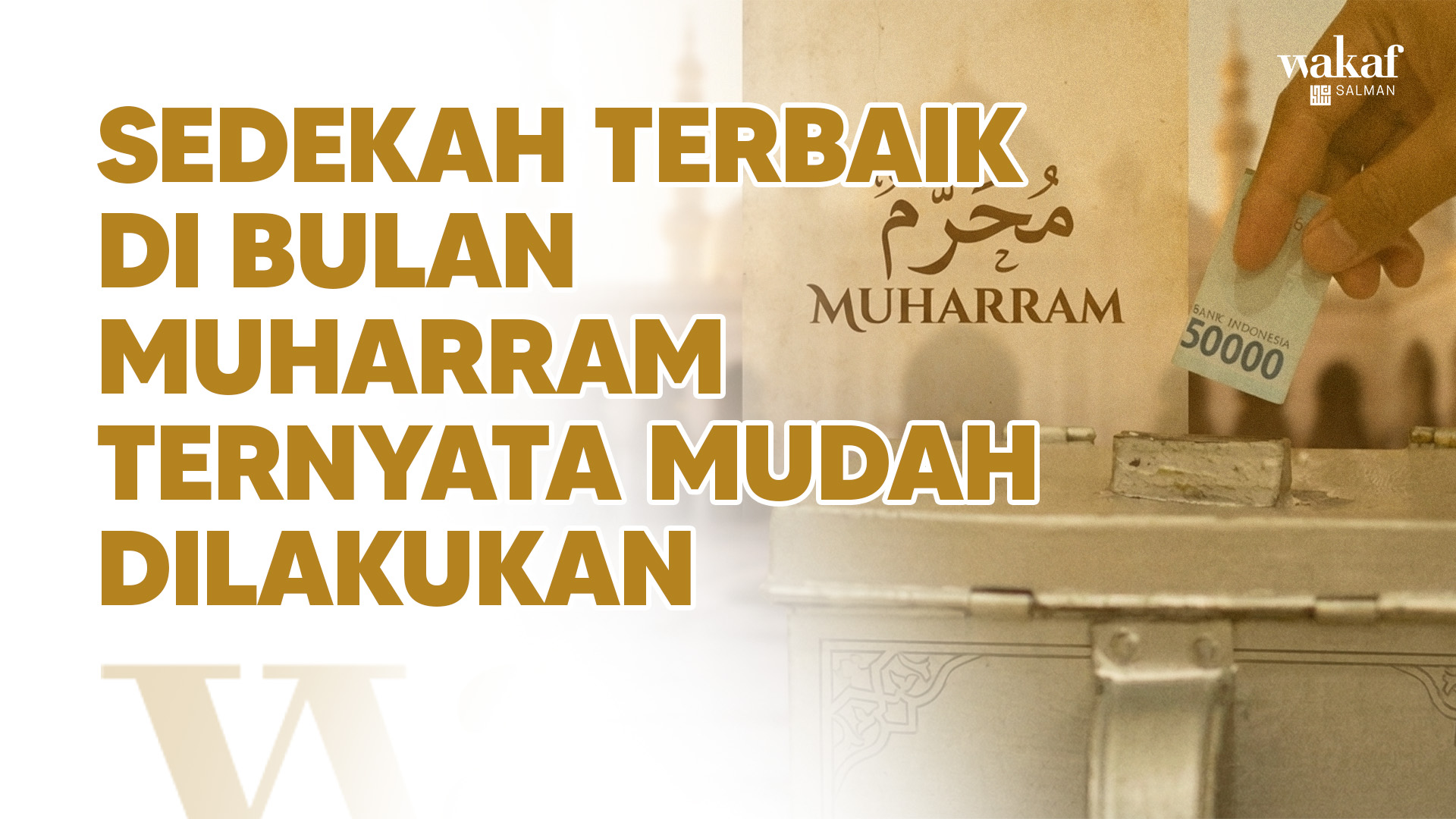 sedekah terbaik di bulan muharram