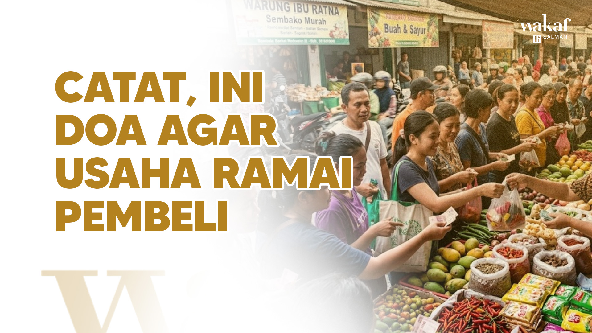Thumbnail Artikel CATAT, INI DOA AGAR USAHA RAMAI PEMBELI